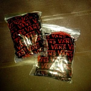 Red & Gray Vans ShoeLaces Round laces AUTHENTIC VANS Round Shoe Laces Set!